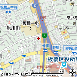 東京都板橋区氷川町7周辺の地図