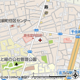 東京都足立区千住寿町18周辺の地図