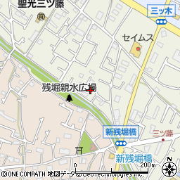 東京都武蔵村山市三ツ藤3丁目49-12周辺の地図