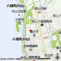 岐阜県郡上市八幡町職人町周辺の地図