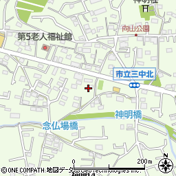 東京都武蔵村山市神明4丁目12周辺の地図