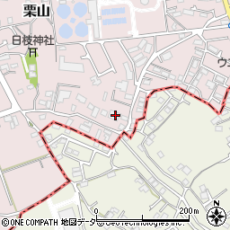 千葉県松戸市栗山323周辺の地図