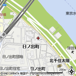 東京都足立区日ノ出町33周辺の地図