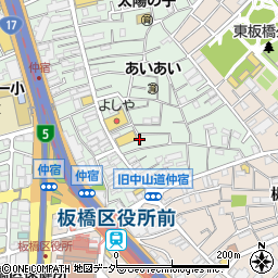 東京都板橋区仲宿41周辺の地図