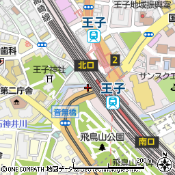 東京都北区王子1丁目2-1周辺の地図