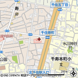 東京都足立区千住寿町8周辺の地図