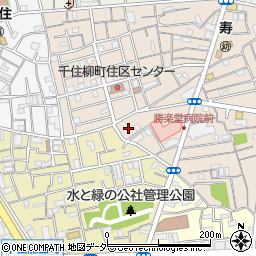 東京都足立区千住柳町4周辺の地図
