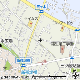 東京都武蔵村山市三ツ藤2丁目23-3周辺の地図