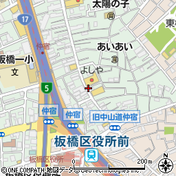 完全個室×中華食べ飲み放題 居酒屋 宮 板橋区役所前周辺の地図