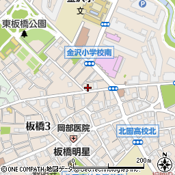 金沢自治会館周辺の地図