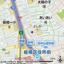 東京都板橋区仲宿60周辺の地図