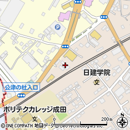 エアーズ成田店周辺の地図