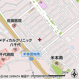 千葉県八千代市米本2162周辺の地図