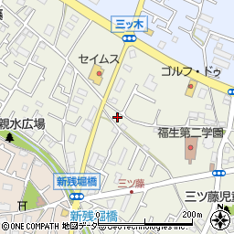 東京都武蔵村山市三ツ藤2丁目23周辺の地図