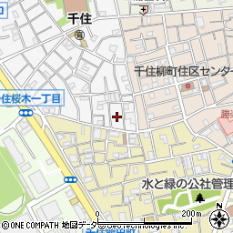 東京都足立区千住元町2周辺の地図