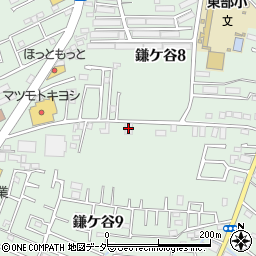 セザール鎌ヶ谷周辺の地図