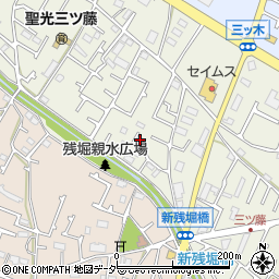 東京都武蔵村山市三ツ藤3丁目49-1周辺の地図