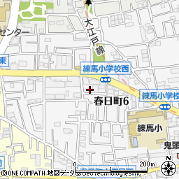 ＡＺＥＳＴ練馬春日町周辺の地図