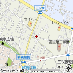 東京都武蔵村山市三ツ藤2丁目23-6周辺の地図