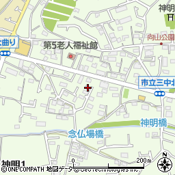 東京都武蔵村山市神明4丁目6-9周辺の地図