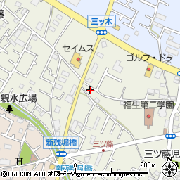 東京都武蔵村山市三ツ藤2丁目23-7周辺の地図