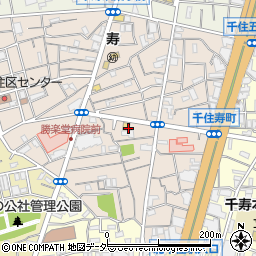 東京都足立区千住寿町9周辺の地図