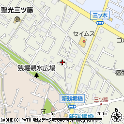 東京都武蔵村山市三ツ藤3丁目51-39周辺の地図