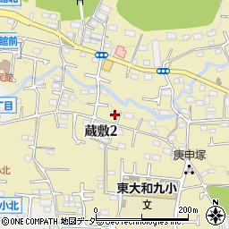 東京都東大和市蔵敷2丁目581周辺の地図