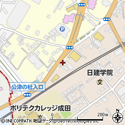 千葉県成田市飯仲424周辺の地図