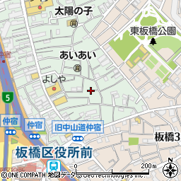 東京都板橋区仲宿34周辺の地図