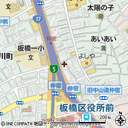 東京都板橋区仲宿61周辺の地図