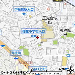東京都板橋区弥生町18周辺の地図
