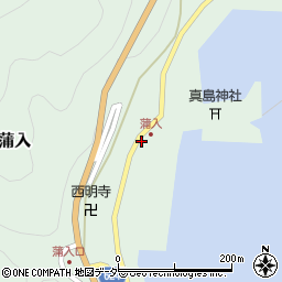 蒲入水産株式会社　売店周辺の地図