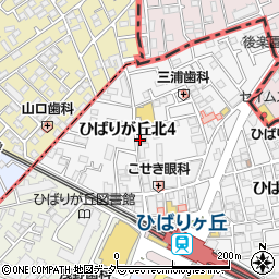 寿司居酒屋 や台ずし ひばりヶ丘駅前町周辺の地図