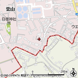 千葉県松戸市栗山239周辺の地図