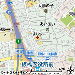 東京都板橋区仲宿43周辺の地図