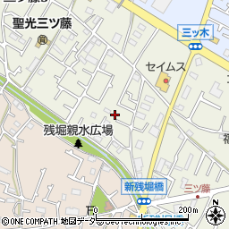 東京都武蔵村山市三ツ藤3丁目51-51周辺の地図