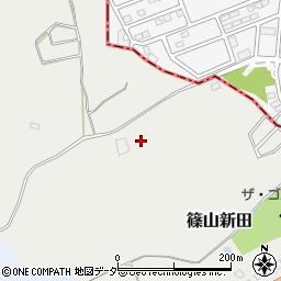 千葉県印旛郡酒々井町篠山新田周辺の地図