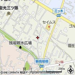 東京都武蔵村山市三ツ藤3丁目51-17周辺の地図