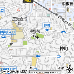 東京都板橋区仲町44周辺の地図