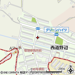 千葉県鎌ケ谷市西道野辺3周辺の地図