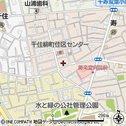 東京都足立区千住柳町13周辺の地図