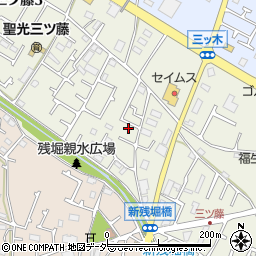東京都武蔵村山市三ツ藤3丁目51-35周辺の地図