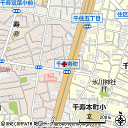 東京都足立区千住寿町33周辺の地図