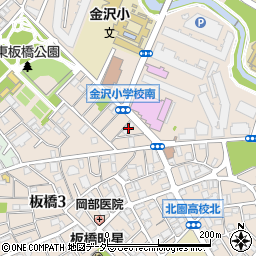 日本通運板橋社宅周辺の地図
