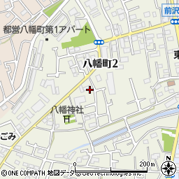 東京都東久留米市八幡町周辺の地図