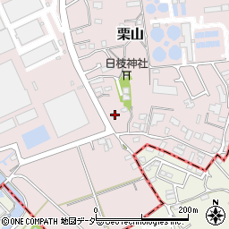 千葉県松戸市栗山306周辺の地図