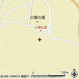 道の駅こすげ周辺の地図