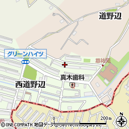 千葉県鎌ケ谷市西道野辺1周辺の地図