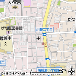 東京都葛飾区小菅2丁目36周辺の地図